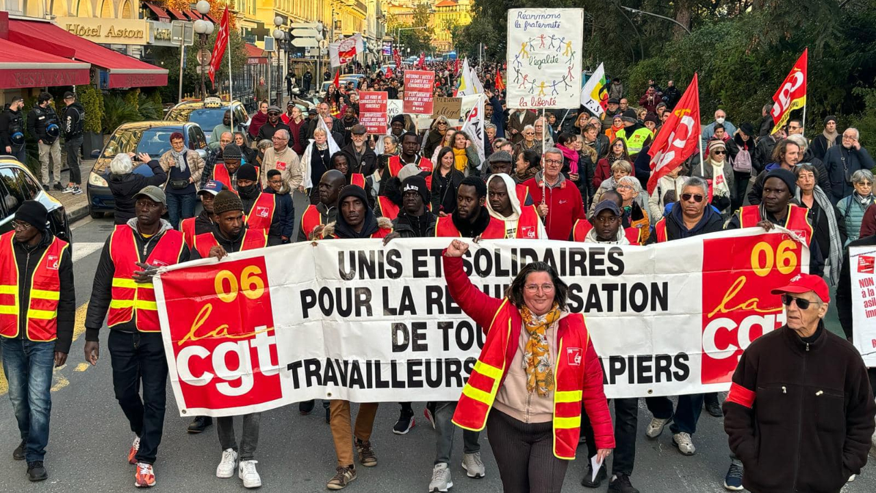 Des Milliers De Manifestants En Paca Et Partout En France Contre La Loi Immigration