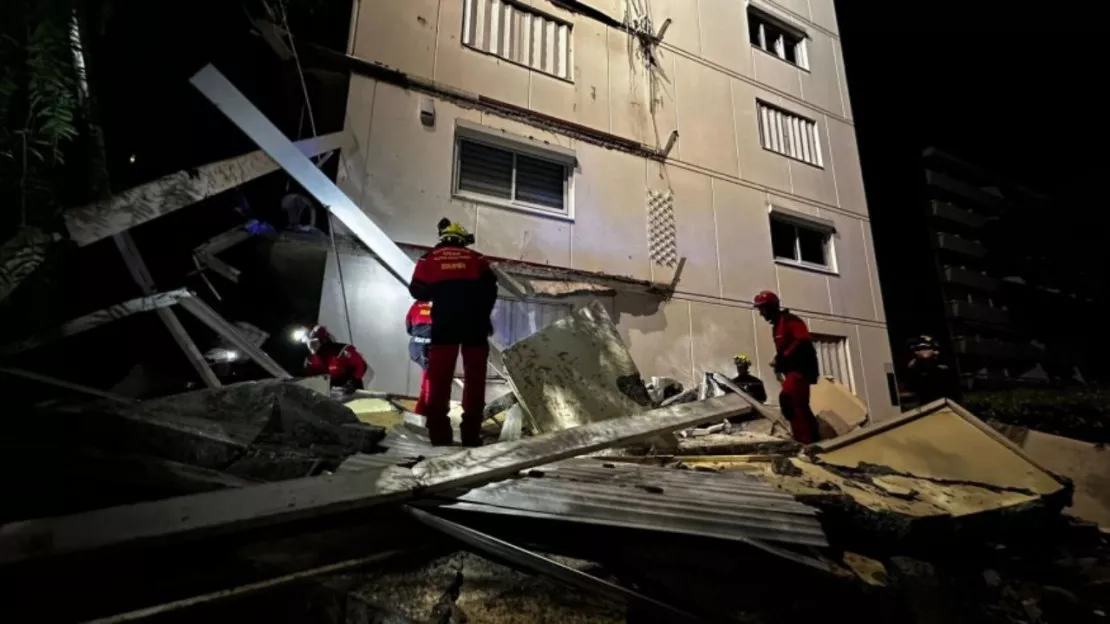 L'effondrement de sept balcons d'une façade à Antibes