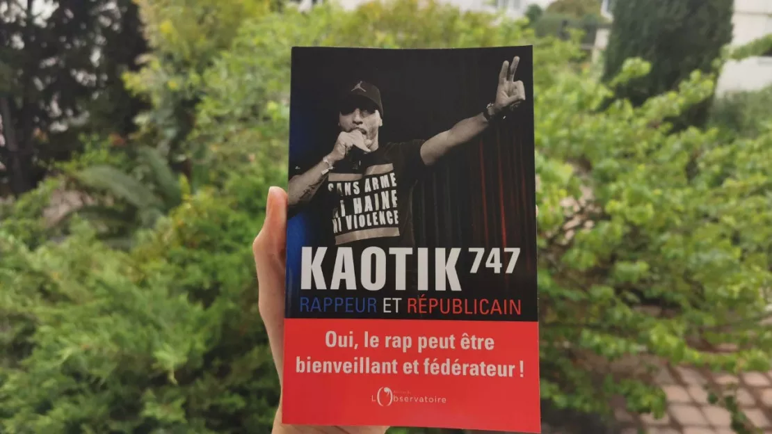 Le rappeur niçois Kaotik publie son premier livre
