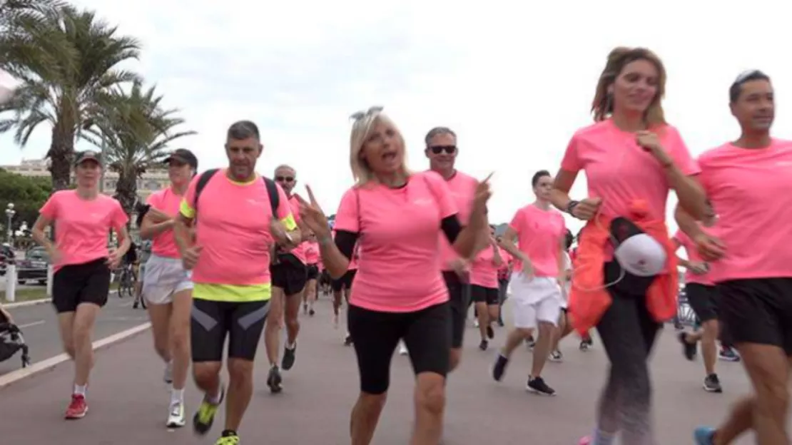 Nice : des milliers de participants au Jogging rose