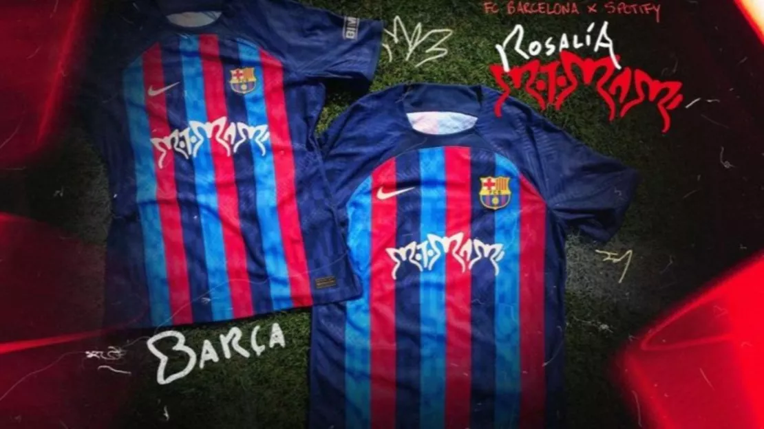 Rosalía : l’équipe du FC Barcelone va porter des maillots à son effigie !