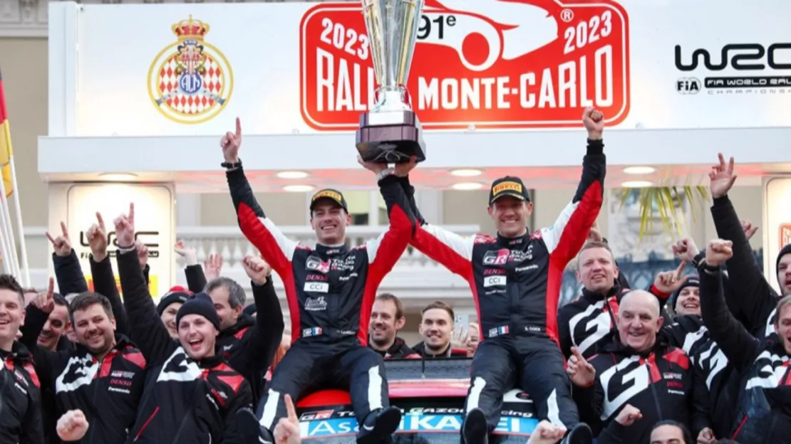 Sébastien Ogier, vainqueur du Rallye Monte-Carlo