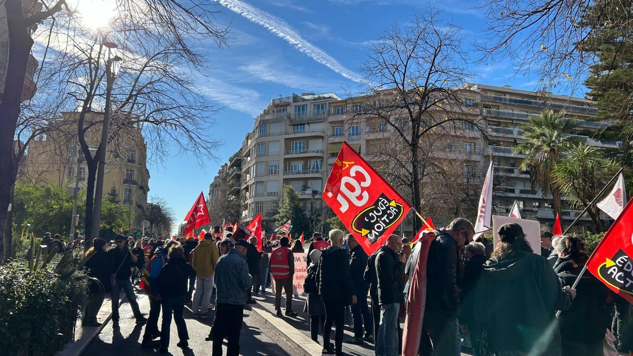 Budget 2026 : les syndicats maintiennent la pression dans la rue à Nice