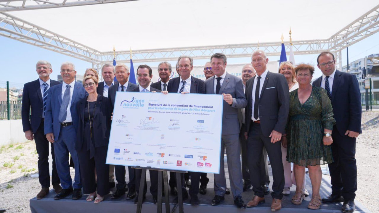 Nice lance les travaux de sa future gare aéroportuaire