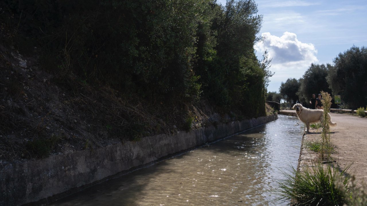Nice : le canal de Gairaut remis en eau Nice : le canal de Gairaut remis en eau