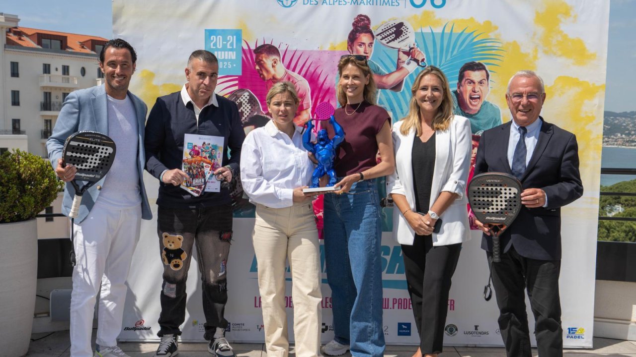 Stars et padel font le show à Juan-les-Pins
