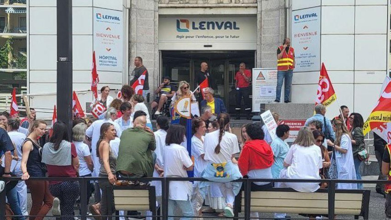 Une mobilisation à Nice pour défendre la fondation Lenval