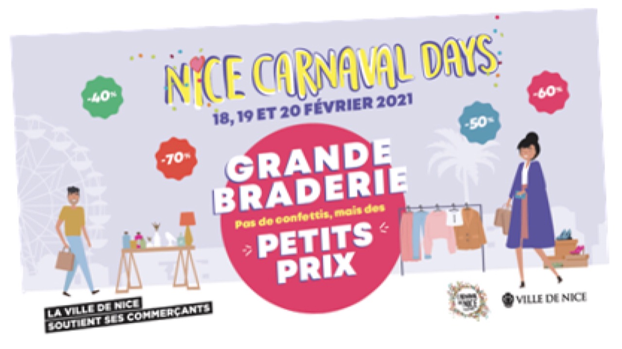 Nice : pas de carnaval mais une grande braderie ! Nice : pas de carnaval mais une grande braderie !