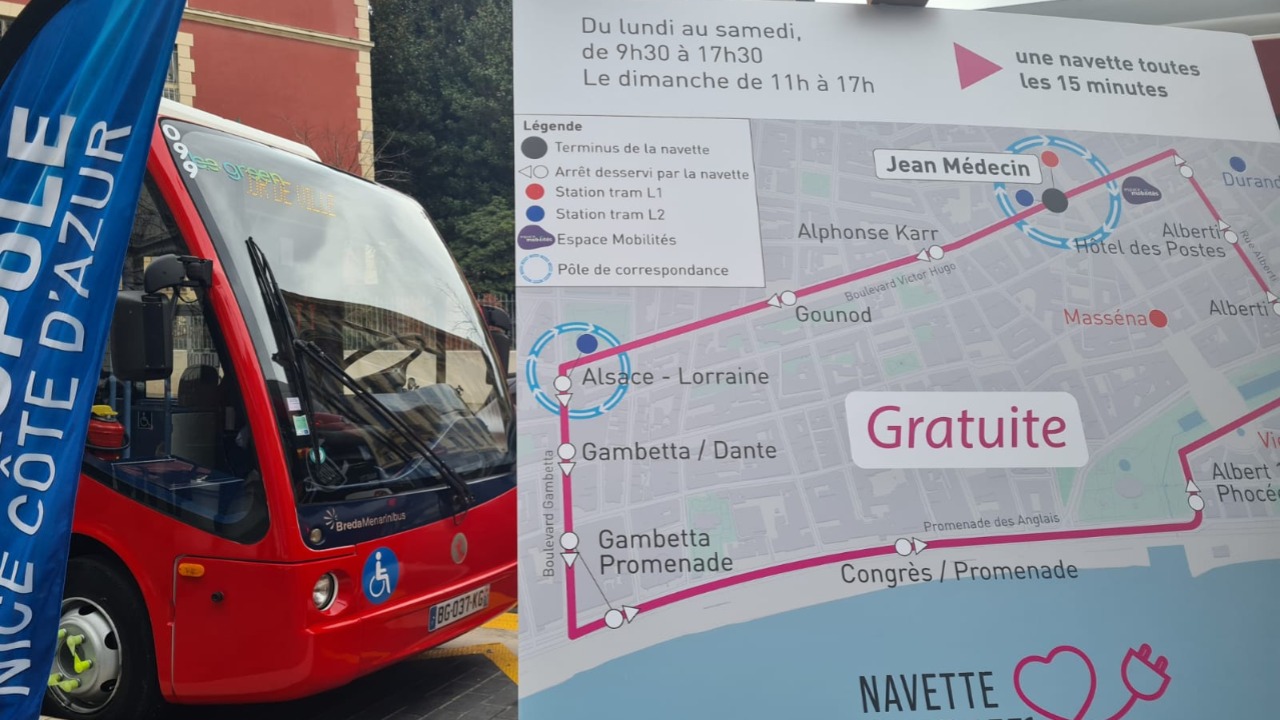 Nice a enfin sa navette gratuite et électrique