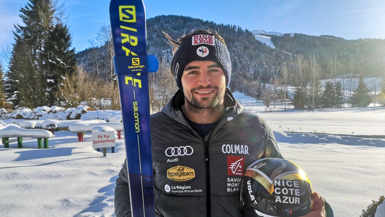 Le skieur niçois Matthieu Bailet champion de France de descente Le skieur niçois Matthieu Bailet champion de France de descente