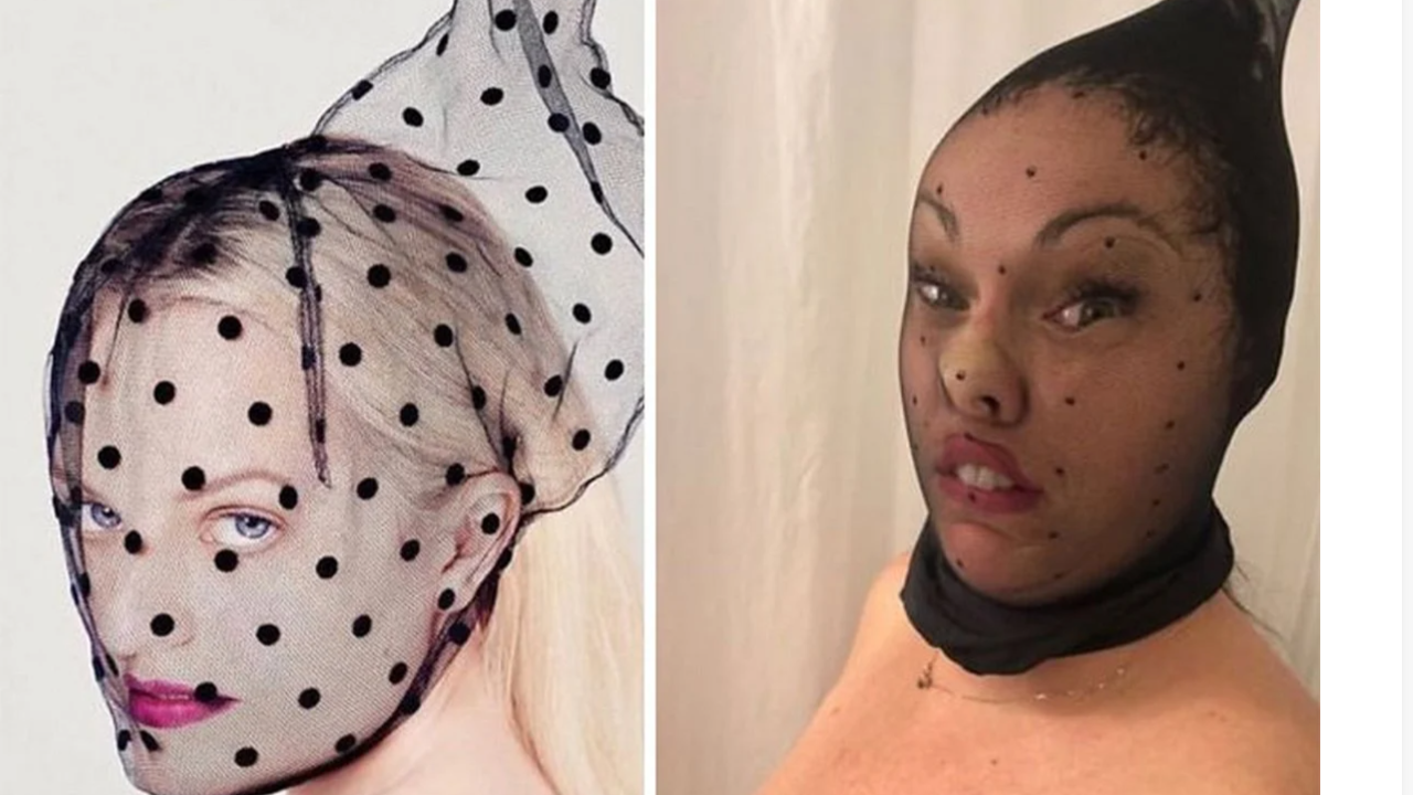 Une internaute reproduit des photos de célébrités avec beaucoup d'humour (photos)