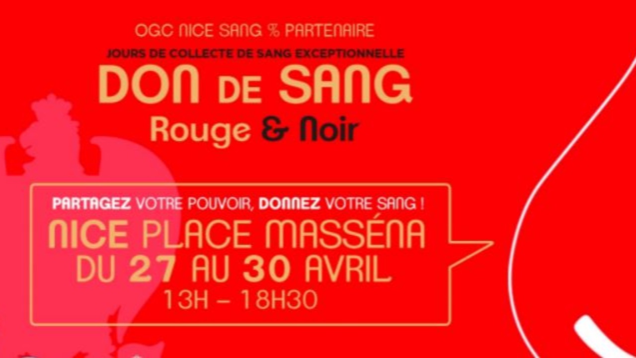 Donnez votre sang avec l'OGC Nice place Mass&eacute;na