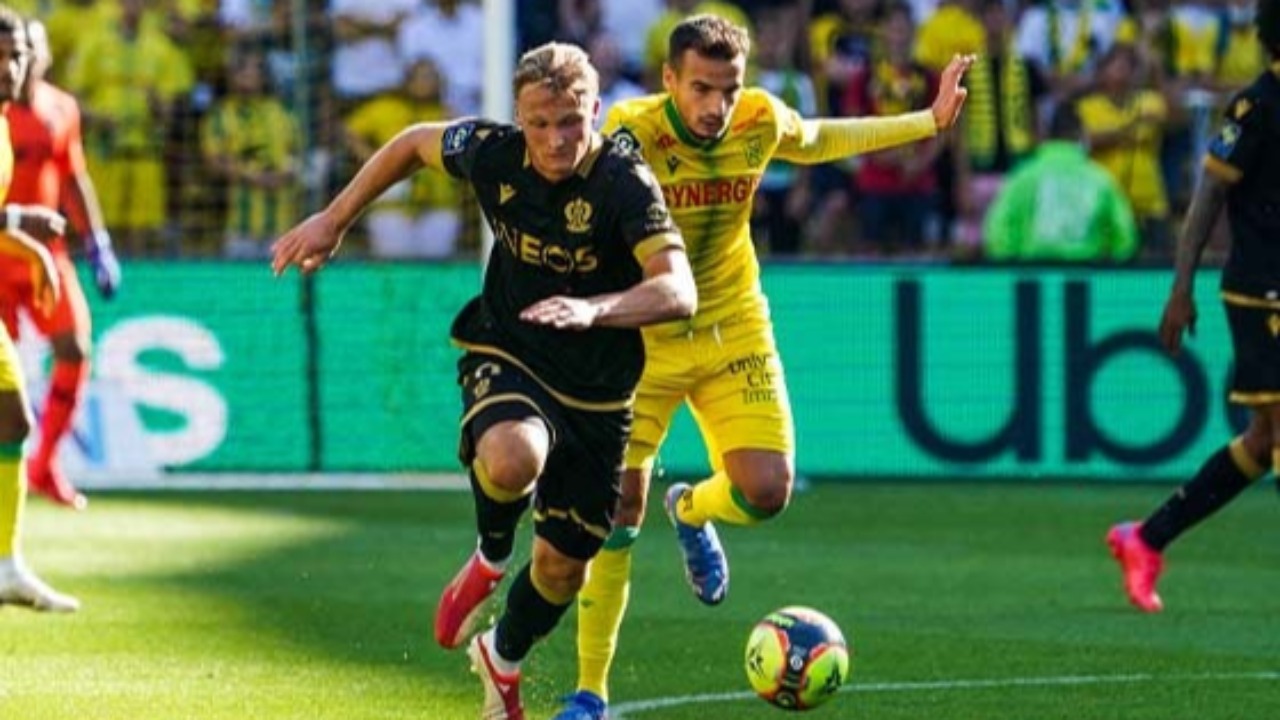 L'OGC Nice victorieux (2-0) face à Nantes L'OGC Nice victorieux (2-0) face à Nantes