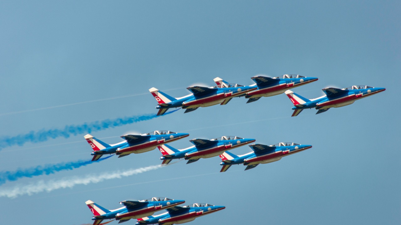 La patrouille de France est à Nice ce mercredi La patrouille de France est à Nice ce mercredi
