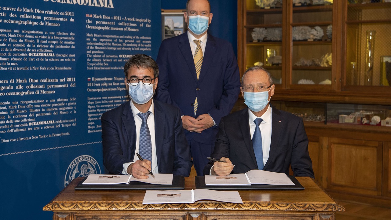 Donation historique au Mus&eacute;e oc&eacute;anographique de Monaco