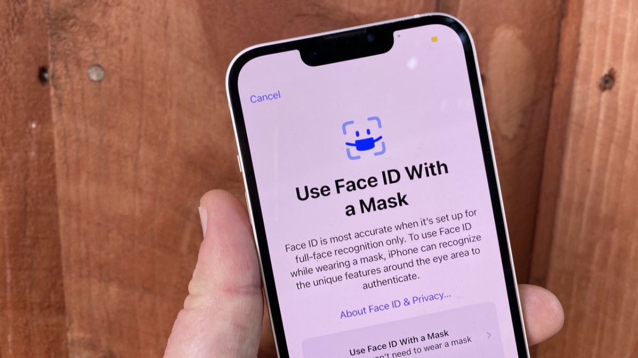 Les utilisateurs Apple pourront d&eacute;verrouiller leurs appareils avec le masque !