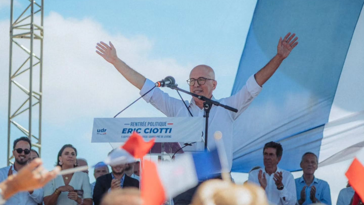 &Agrave; Levens, &Eacute;ric Ciotti propose &agrave; Marine Le Pen un pacte d&rsquo;alliance autour de 15 mesures