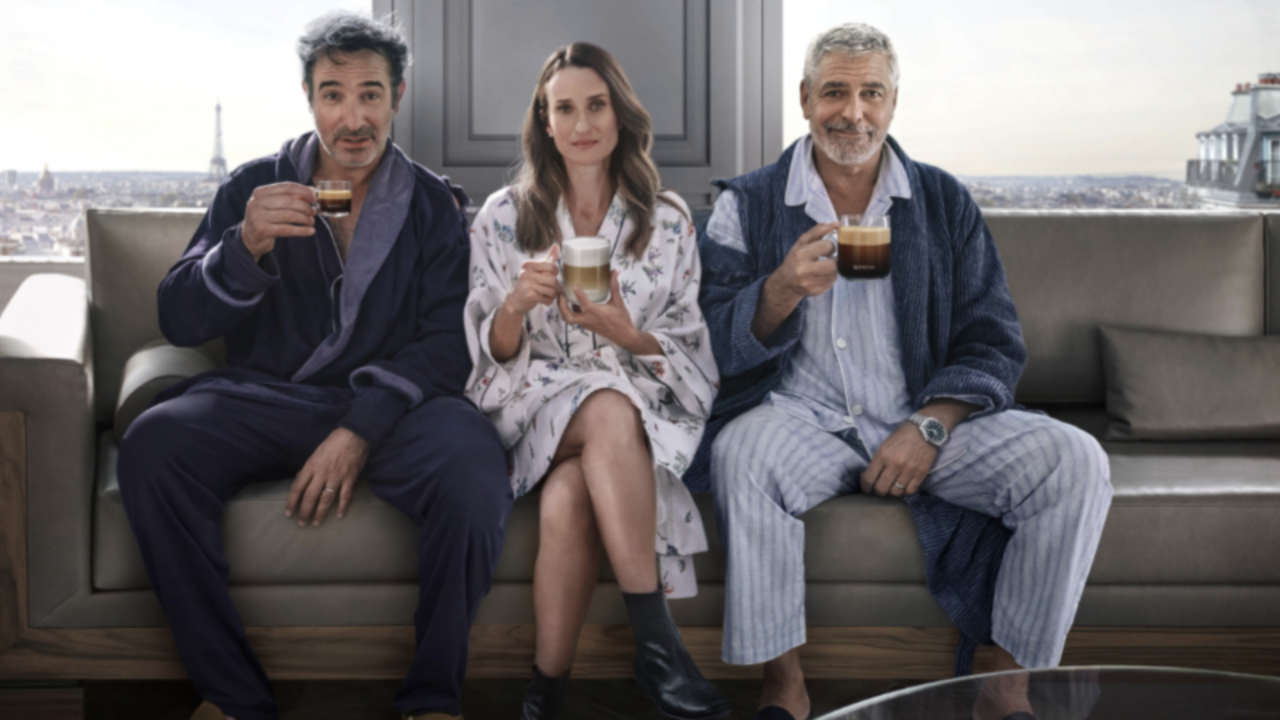 Camille Cottin et Jean Dujardin rejoignent George Clooney pour la nouvelle pub Nespresso Camille Cottin et Jean Dujardin rejoignent George Clooney pour la nouvelle pub Nespresso