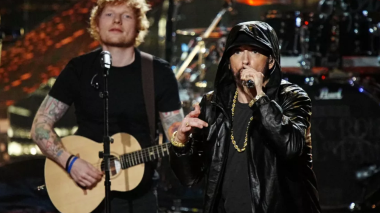 Ed Sheeran invite Eminem à son concert : les fans deviennent hystériques Ed Sheeran invite Eminem à son concert : les fans deviennent hystériques