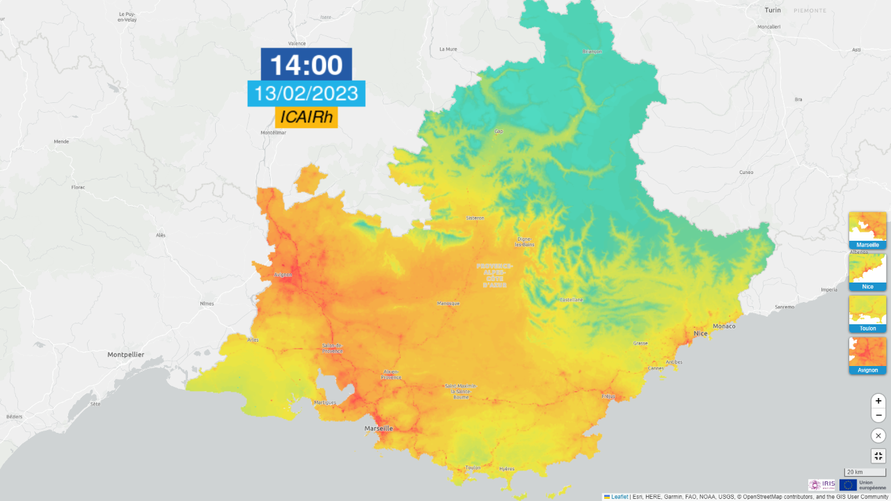 L'air n'est pas bon dans la r&eacute;gion