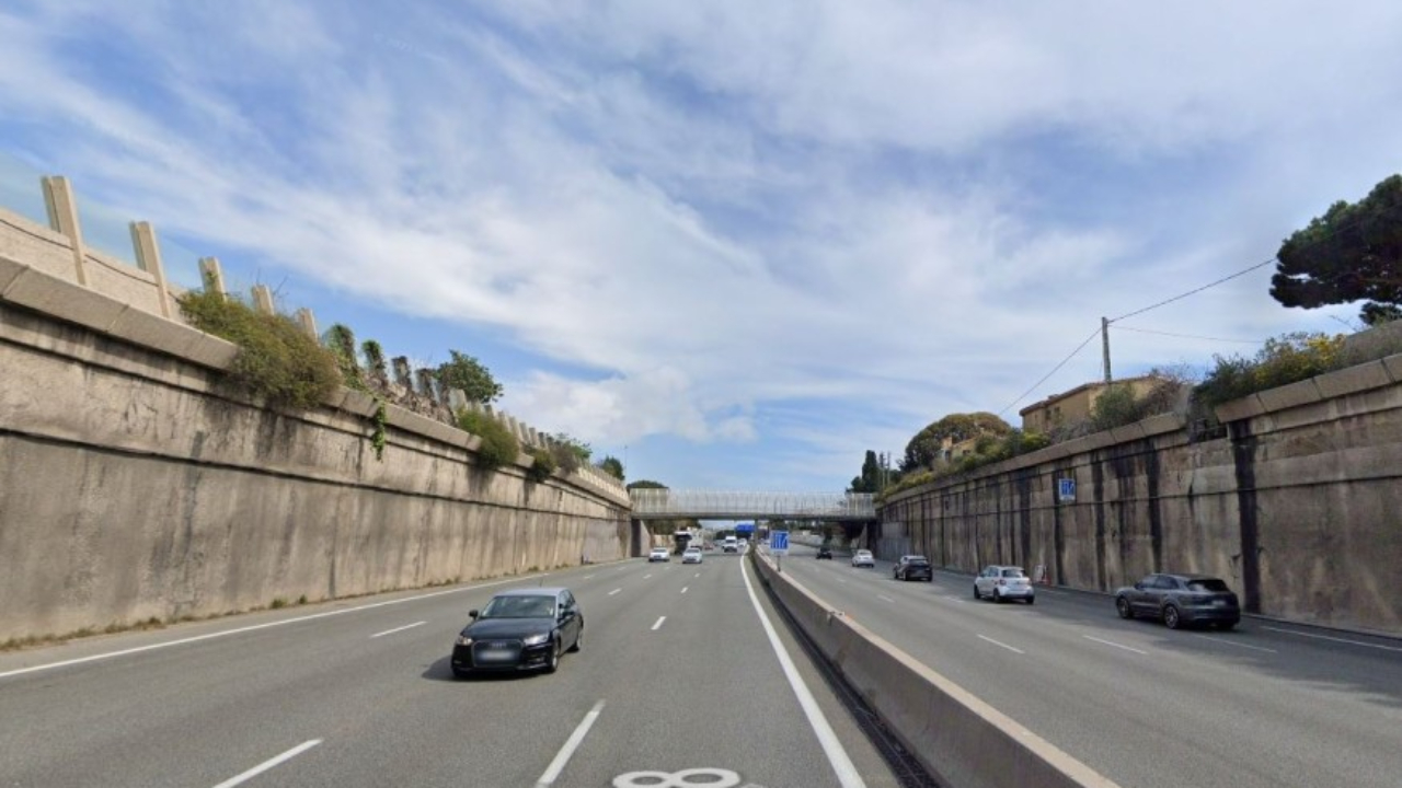 L'autoroute A8 limitée à 70 km/h près de Nice pour plusieurs années L'autoroute A8 limitée à 70 km/h près de Nice pour plusieurs années