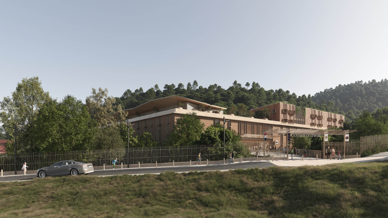 Levens : la premi&egrave;re pierre du futur coll&egrave;ge pos&eacute;e
