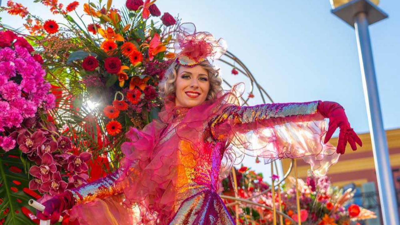 Nice : lancement de la première bataille de fleurs du Carnaval 2025