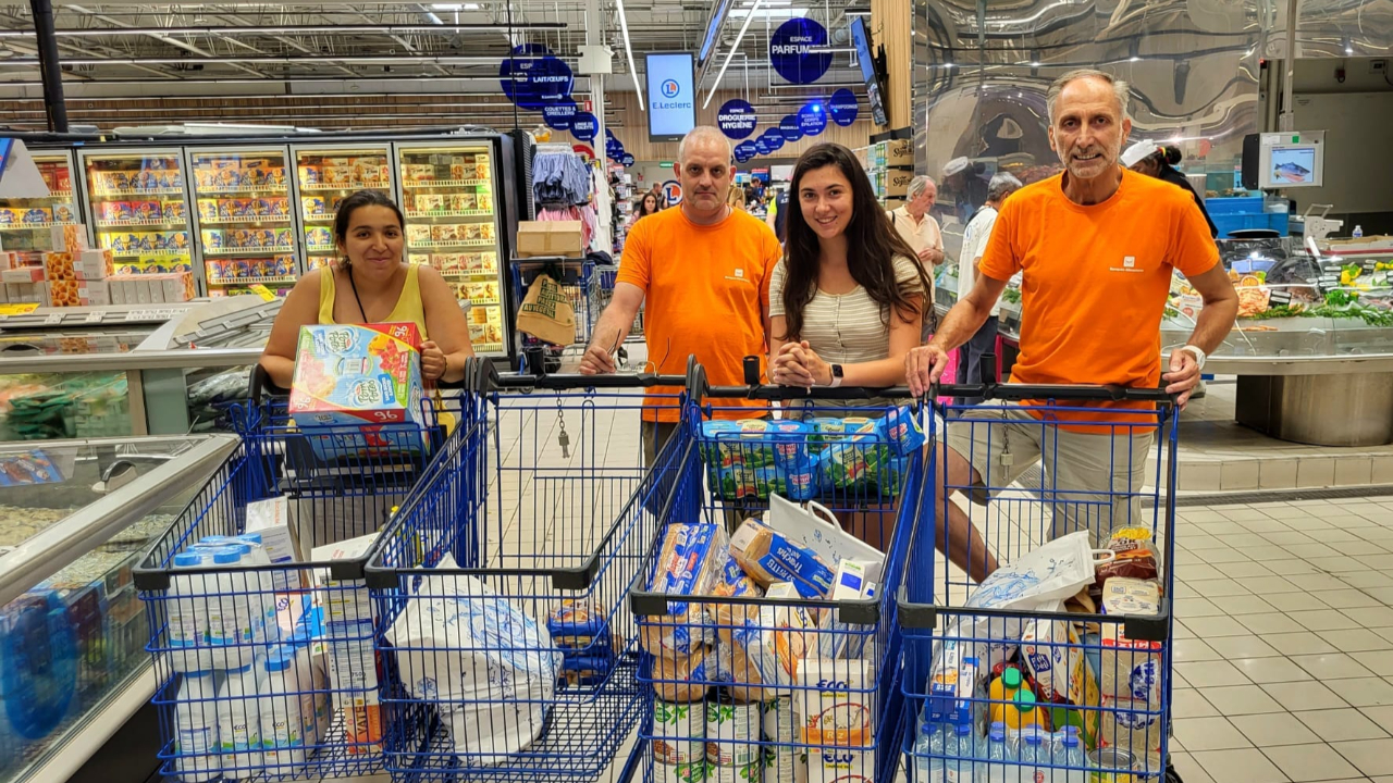 Top d&eacute;part ce vendredi de la collecte de la Banque alimentaire