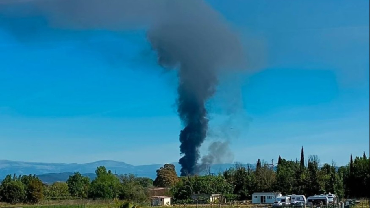 Un incendie dans une pépinière de Fréjus Un incendie dans une pépinière de Fréjus