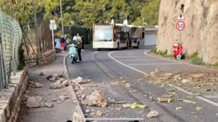 Éboulement sur la Basse Corniche : la route coupée avant Cap-d’Ail