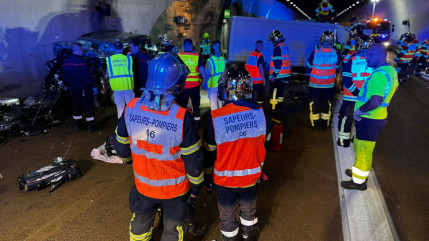 Grave collision dans le tunnel de l’A500 à La Turbie