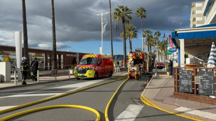 Immeuble évacué après un feu d’appartement à Antibes Juan-les-Pins