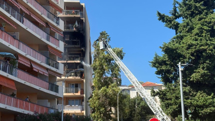 Incendie à Nice : un feu d’appartement maîtrisé avenue Valentiny Incendie à Nice : un feu d’appartement maîtrisé avenue Valentiny