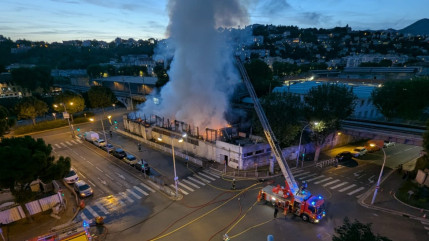 Incendie d’un squat près des voies SNCF à Nice, trafic très perturbé entre Nice et Menton