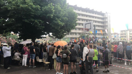 Nice : des écoliers dans le quartier Saint-Roch réclament des enseignants Nice : des écoliers dans le quartier Saint-Roch réclament des enseignants