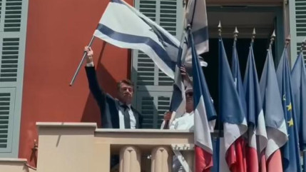 Nice : Estrosi contraint de retirer les drapeaux israéliens de la mairie