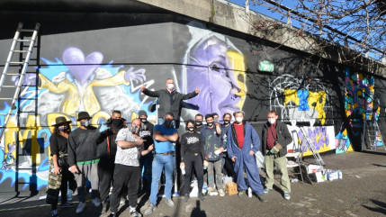 Un nouveau graff géant à Nice