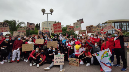 La colère des étudiants en sports