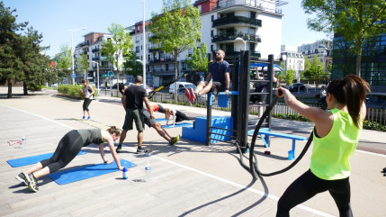 Des bornes interactives pour faire du sport à Mandelieu