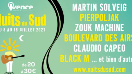 La programmation des Nuits du Sud dévoilée