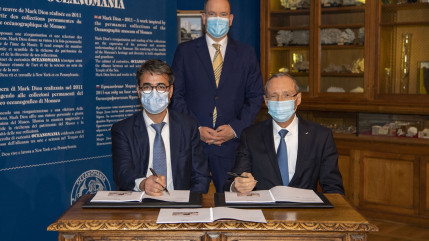 Donation historique au Musée océanographique de Monaco