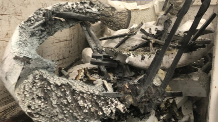 Un morceau de roi part en fumée à quelques jours du carnaval