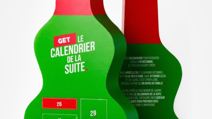 La marque de liqueur à la menthe GET propose son « Calendrier de la Suite »