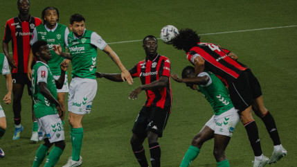 Nice-ASSE : maintien en Ligue 1 valid&eacute; pour le Gym (4-1)
