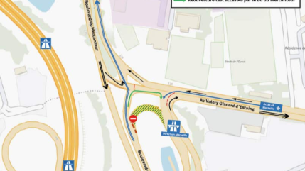 Nice : l’accès à l’A8 rouvre bien ce jeudi, mais pas par l’ancienne bretelle Nice : l’accès à l’A8 rouvre bien ce jeudi, mais pas par l’ancienne bretelle
