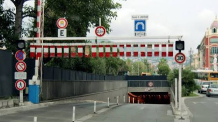 Nice : le tunnel Liautaud temporairement interdit aux deux-roues