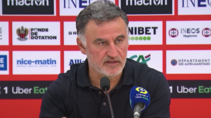OGCN-ASSE : Christophe Galtier condamne les chants de supporters contre Emiliano Sala