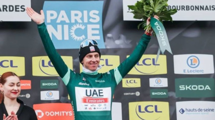 Paris-Nice : Pogacar en tête de peloton