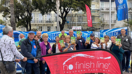 Top départ pour la No Finish Line à Nice