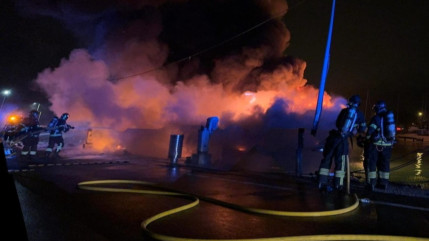 Un incendie dans la port de Saint-Laurent-du-Var